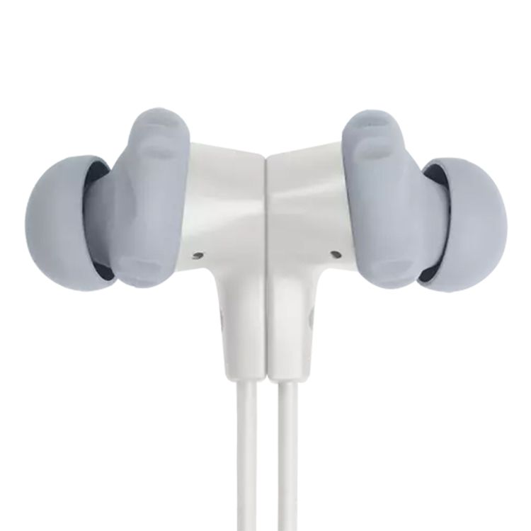 سماعات JBL Endurance Run 2 الرياضية اللاسلكية، IPX5، بلوتوث 5.0، ميكروفون مدمج، جهاز تحكم عن بعد في الكابل - أبيض