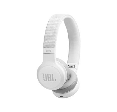 JBL Live 400BT Wireless On-Ear Headphones - White