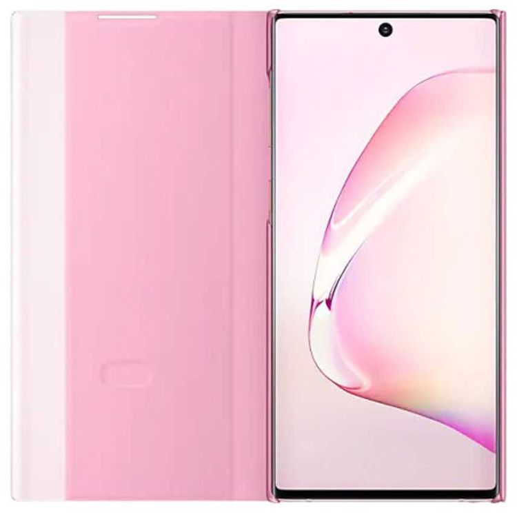 Samsung Galaxy Note 10 5G Clear View Cover - Pink