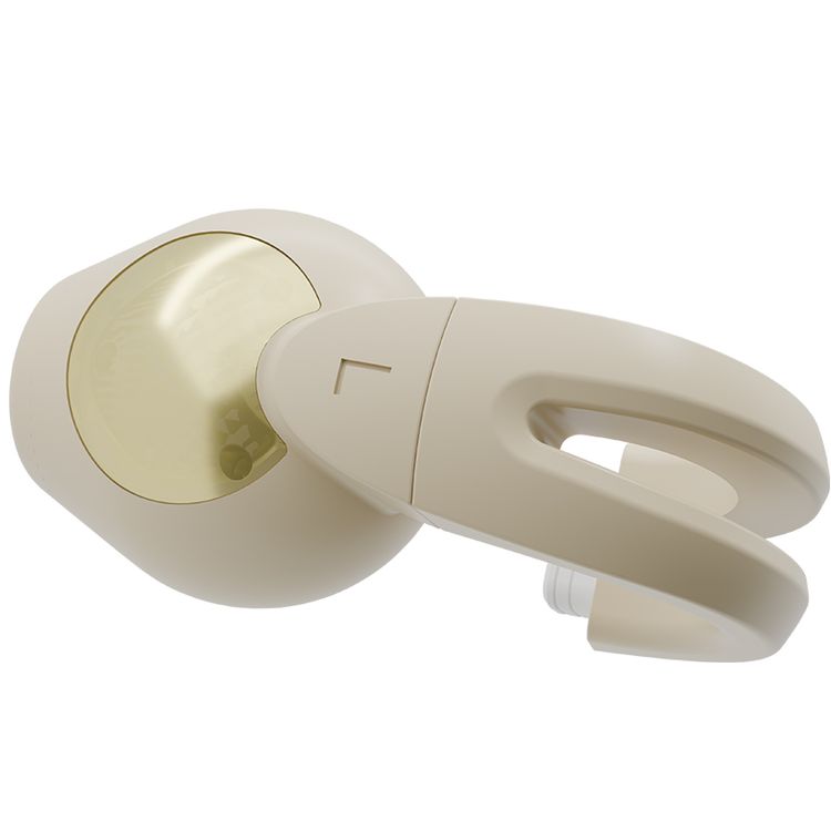  Green Lion GR-22 Clip-On Earbuds with Voice Assistant, IPX4 Waterproof, Dual Mic Calls, USB-C Charging, 20 Hours Playtime with Case, v5.4 Bluetooth - Beige