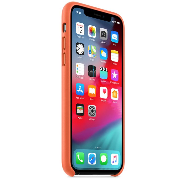 Apple iPhone XS ( 5.8" ) Leather Case  - Sunset