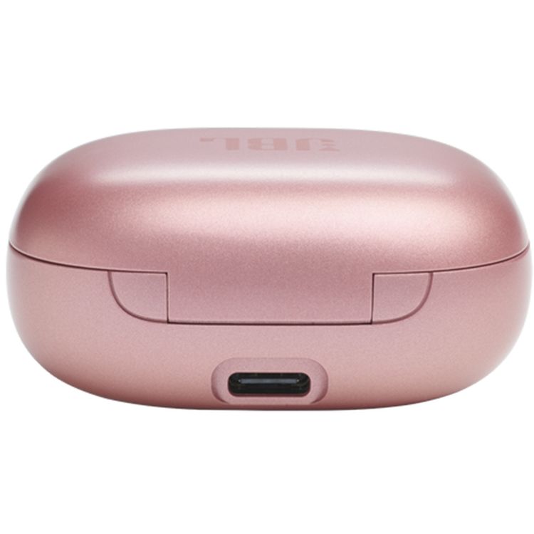 JBL Live Flex True Wireless Earbuds with Adaptive Noise Cancelling, Water & Dust Resistant, Touch Control, Built-in Microphone, Voice Assistant Integration, Multi-Point Connection, JBL Signature Sound - Rose
