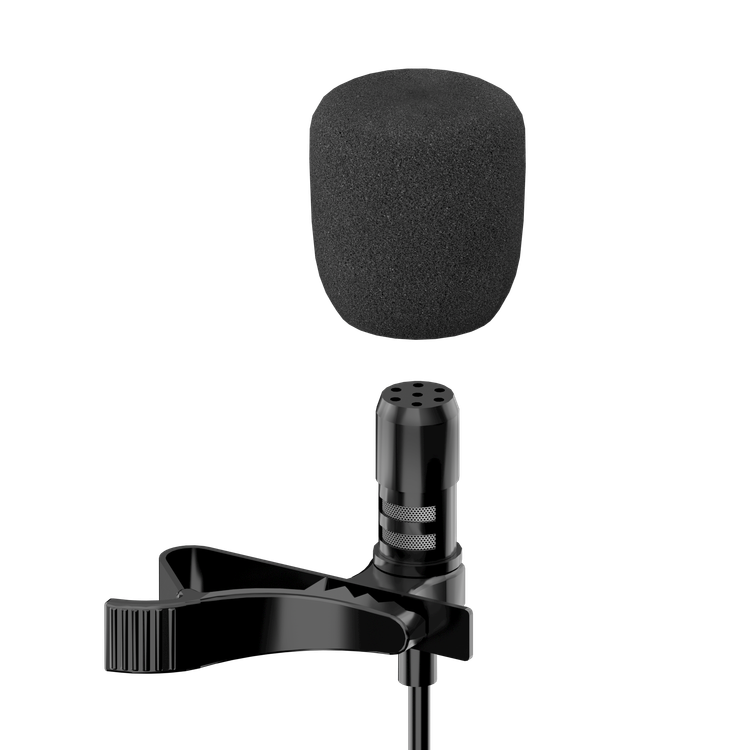 Devia Smart Series Wired Microphone Type-C, Simple and Stylish, Ultra-Lightweight, Hi-Fi Loudspeaker, Made Oxygen-Free Copper Plating Silver Wire + TPE, Durable Cord - Black
