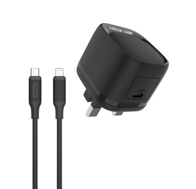 شاحن حائط USB-C من جرين لايون بالمملكة المتحدة مع كابل US...