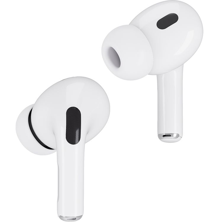 Porodo Soundtec ENC Earbuds Pro II True Wireless with 4 Hours Working Time, Wireless Charging Compatibility, 10m Transmission Distance, 30 Hours Earbuds Standby Time - White