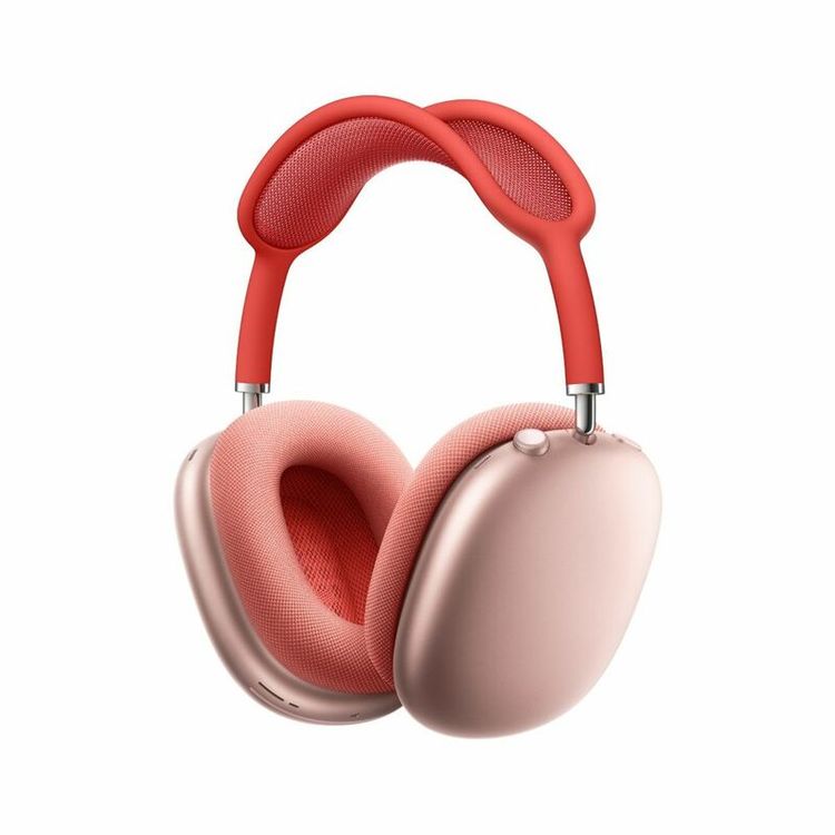 Apple AirPods Max Wireless Over-Ear Headphones, Active Noise Cancelling, Memory Foam & Steel Material, Wireless & Bluetooth Connectivity, Up to 20 Hours Working Time - Pink