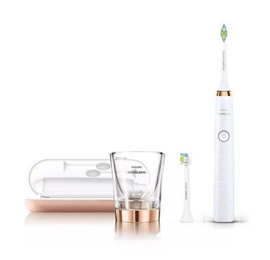 فرشاة الأسنان الإلكترونية دايموند كلين سونيك من فيليبس سونيكير - وارتفع الذهب