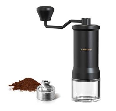 LePresso Black Manual Coffee Grinder