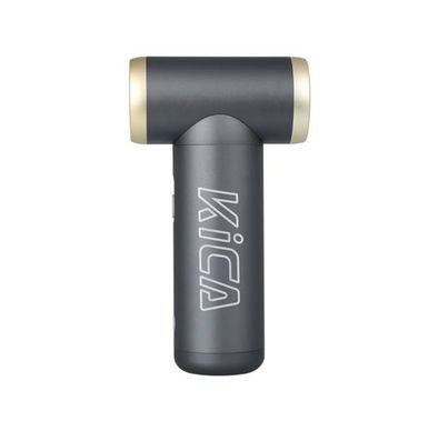 Kica Jet Fan 2, 4 m/s to 20 m/s Adjustable Wind Speed, 101000RPM Brushless Motor, Aviation-Grade Aluminum Shell, Uses for Cleaning, Drying, Inflating & Dusting Hard-to-Reach Areas - Gray