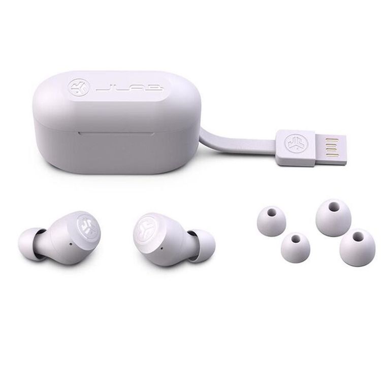 Jlab Go Air Pop True Wireless Earbuds, Touch Controls, Dual Connect, 60 Hours Standby, 2.2 Hours Earbuds Charging Time, 32 Hours Total Playtime, 8 Hours in Each Earbud Battery Life, EQ3 Sound - Lilac Purple
