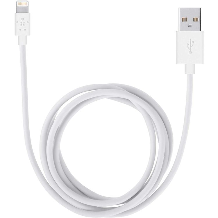 Belkin Mixit USB-A to Lightning Cable Mfi Certified iPhone Charging Cable - White
