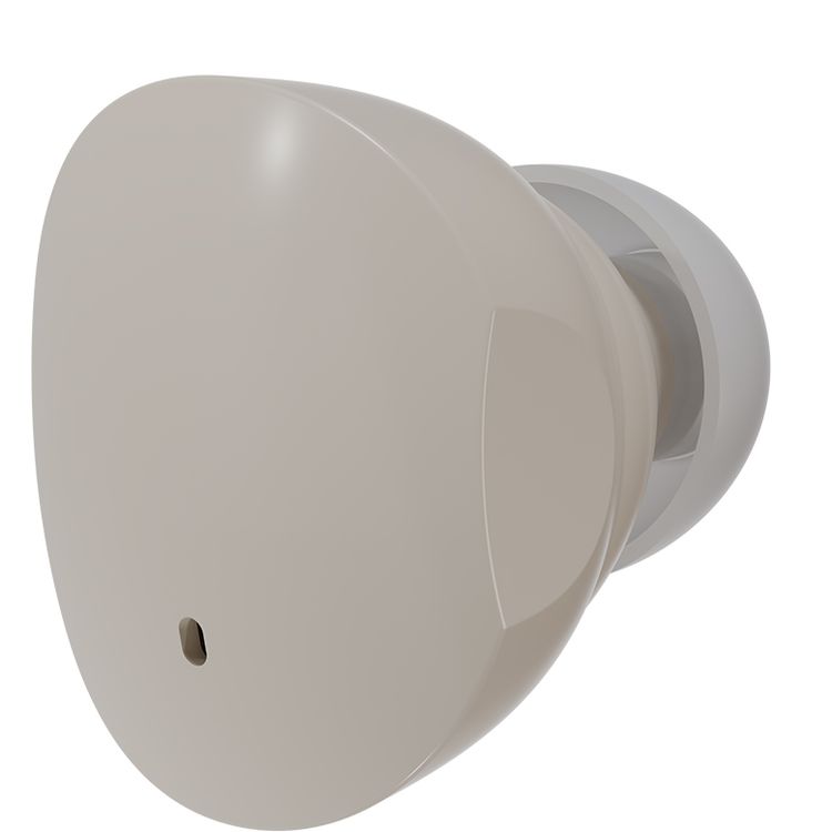 Levelo Oslobuds 250mAh Wireless Earbuds with Google & Siri Assistant, Bluetooth Version 5.4, 4 Hours Playtime, Clear Audio, Low Latency Audio, 1.5 Hours Charging Time - Ivory