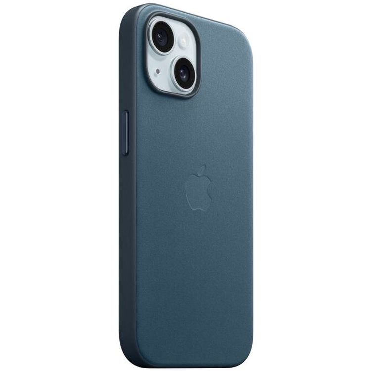 Apple iPhone 15 FineWoven Case [MagSafe] | Pacific Blue