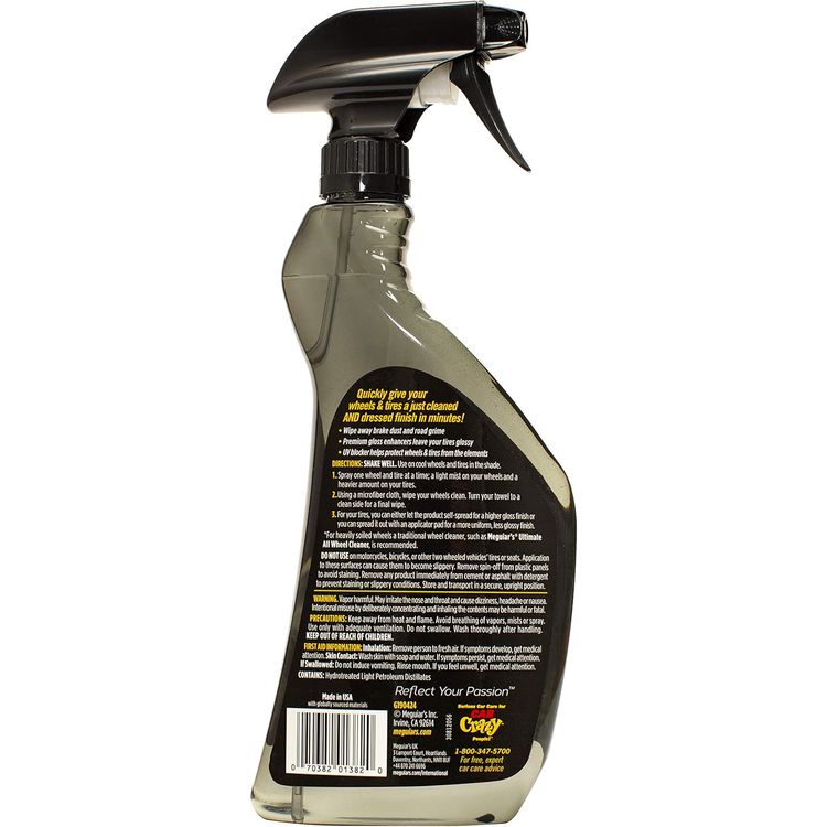 Meguiar's Ultimate Waterless Wheel & Tire Dressing, Spray Bottle, 709ml