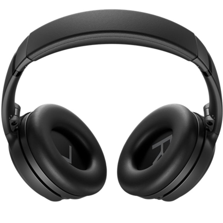Bose QuietComfort Wireless Headphones with Bluetooth & AUX Connection, Up to 24 Hours Battery Life, Active Noise Cancellation, High-Fidelity Audio, Water Resistant - Black