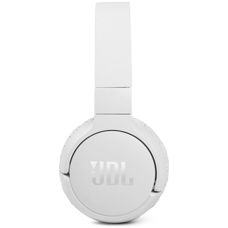 JBL T660 Over-Ear Wireless Bluetooth Headphone wit Noise-Cancelling, Pure Bass, 44-hours Battery Life with ANC on, Hands-free Calls,  Foldable Design - White