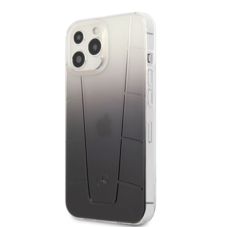 CG MOBILE Mercedes Benz Gradient Embossed 2 Case Compatible for iPhone 13 Pro (6.1") Easy Access to All Ports, Anti-Scratch, Shock Absorption