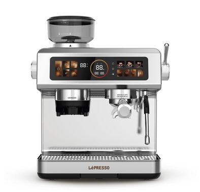 LePresso Semi-Automatic Coffee Machine with Adjustable Gr...