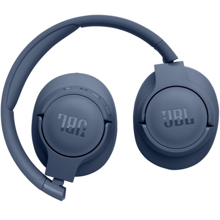 JBL Tune 720BT Wireless Over-Ear Headphones with Voice Aware Technology, Lightweight, Comfortable & Foldable Design, Fast Charge, JBL Pure Bass Sound, Water Resistant, JBL One App - Blue
