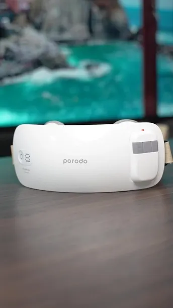 Shop Porodo Lifestyle Neck & Waist Massager with Hot Compress (PD-LSNMR-WH)