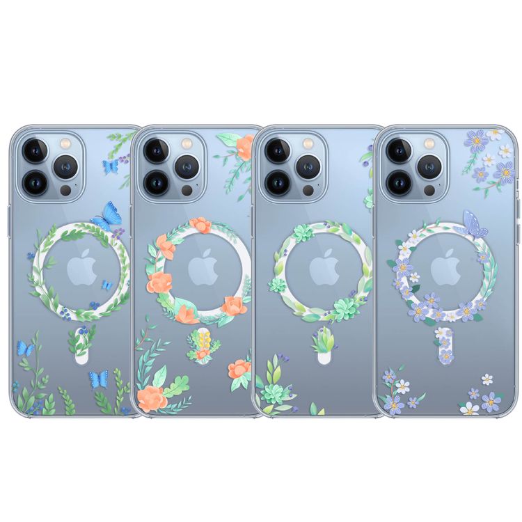 Devia Spring Series Magnet Protective Case for iPhone 14 Pro - Blue