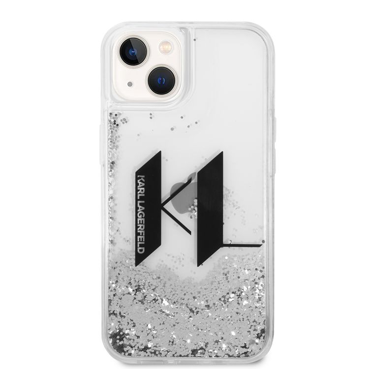 Karl Lagerfeld Liquid Glitter Case Big KL Logo