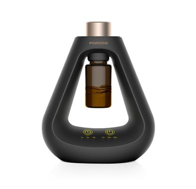 ناشر الروائح اللاسلكي من بوردو لايفستايل، تغطية 10-50 متر مربع، بطارية 1200 مللي أمبير، يعمل حتى 7 أيام، نشر بارد، 3 وضعيات للضباب - أسود