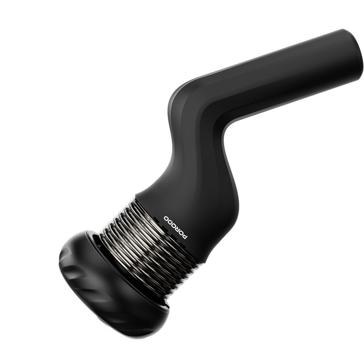 Porodo 4-Head Rotating Muscle Relief Massager with Smart Auto-Timer, 10W Rated Power, Cordless Design, Adjustable Massage Intensity, 1100-2500RPM Motor Speed, USB-C Charging Port - Black