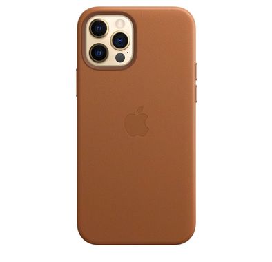 Apple iPhone 12 | 12 Pro (6.1") Leather Case with MagSafe - Saddle Brown