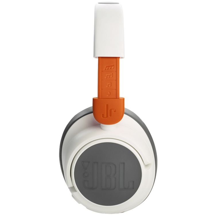 JBL Junior 460NC Wireless Kids Headphones with Active Noise Cancelling, Built-In Microphone, Multi-Point Connection, 30 Hours Battery Life - White