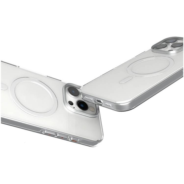 Levelo Allure PC Hard Case for iPhone 16 Pro with Impact-Resistant Corners, ClearView Technology, Metal Camera Ring, High-Quality PC Material, Ultra-Thin Design - Clear