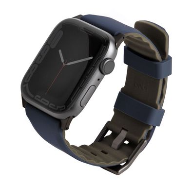 Uniq Linus Airosoft Silicone Strap for Apple Watch - Nautical Blue