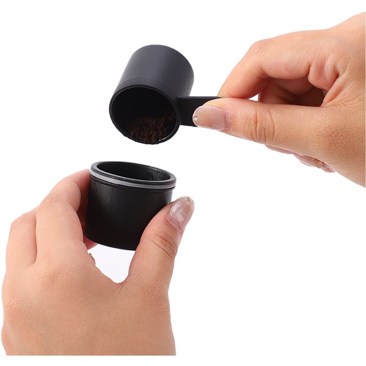 LePresso Portable Mini Espresso Machine, 80mL Water Tank Capacity, Type-C Charging Port, Food Grade Stainless Steel Material - Black
