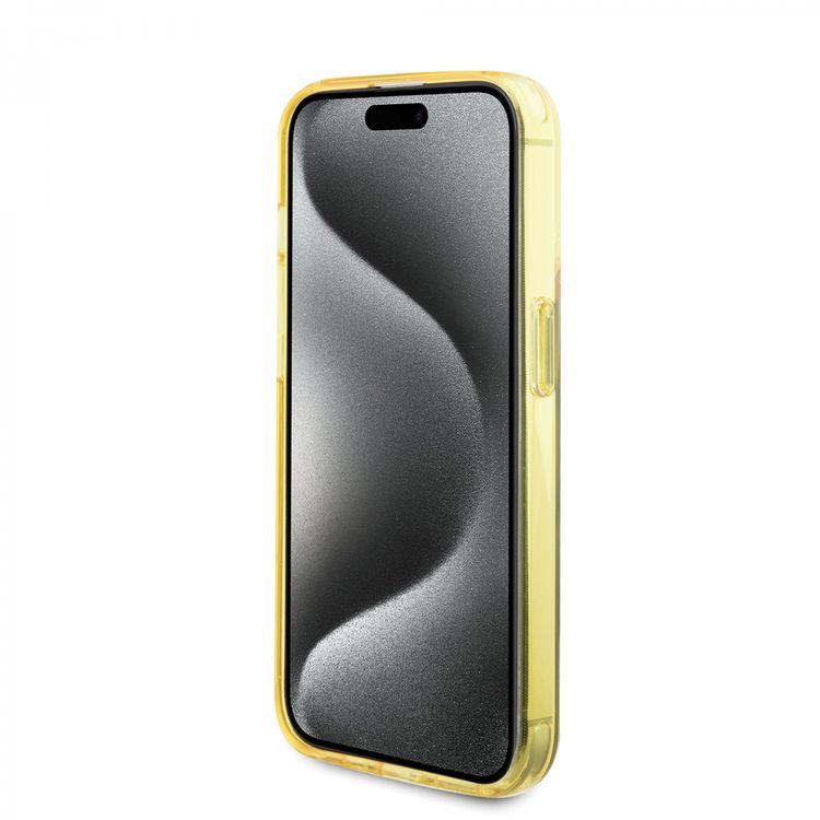 BMW iPhone 15 Pro For MagSafe IML Case with Ring Stand  - Yellow