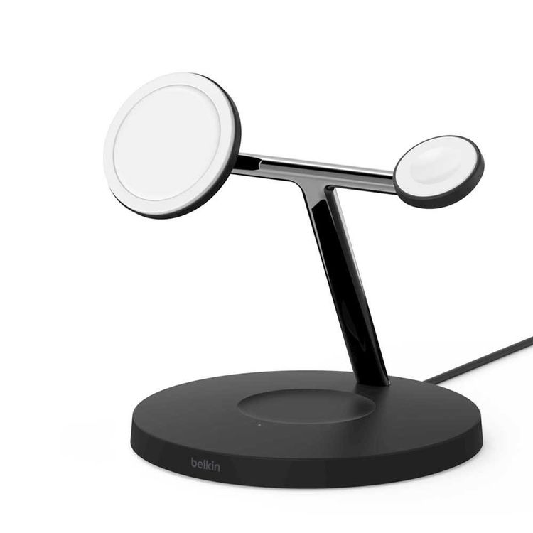 Wireless Charger Belkin WIZ009MYBK 3-in-1 Wireless Charger - Black