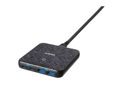 Anker PowerPort Atom III Slim Charger 63W  | Black Fabric