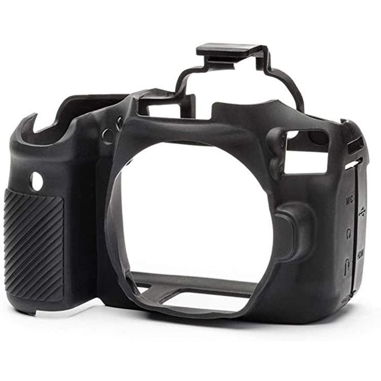 EasyCover Case for Canon 90D EA-ECC90DB Silicone Camera Case - Black