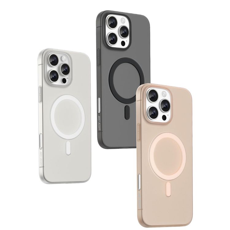 Green Lion Ultra Lite MagSafe Case for iPhone 16 Pro Max with Matte Design, Ultra Slim & Lightweight, Strong Magnets, Anti-Fingerprint - Desert Titanium 