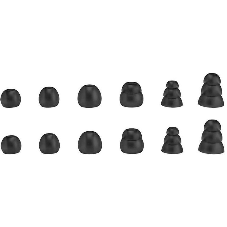 MEE audio M6 Memory Wire In-Ear Sports Headphones, Black