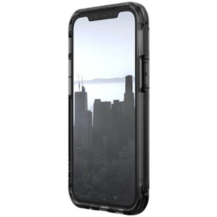 X-Doria Raptic Air Sleek Case Compatible for iPhone 12 Mini (5.4") with Wireless Charging - Smoke
