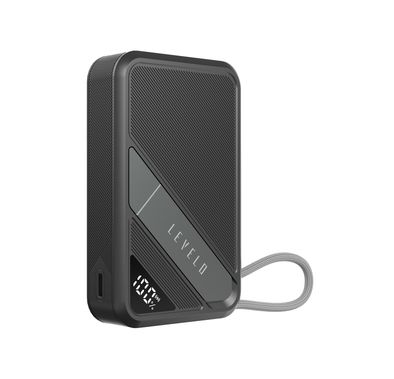 Levelo Air Link 10000mAh MagSafe Power Bank with Kickstan...