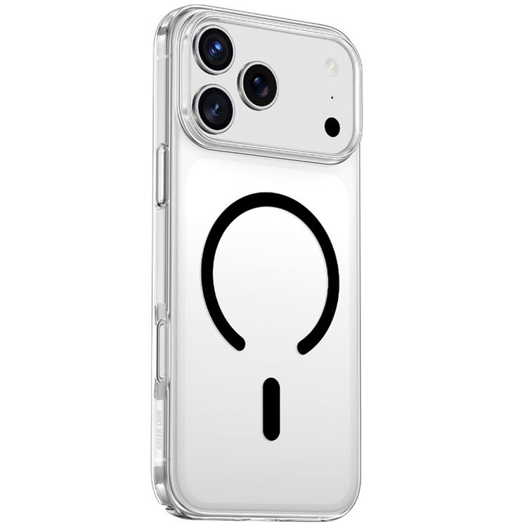 Green Lion Coral Delgado Case for iPhone 17 Pro, MagSafe Compatible, Slim & Lightweight Design, Camera Protection, Comfortable Grip, Anti-Yellowing & Anti-Scratch - Black