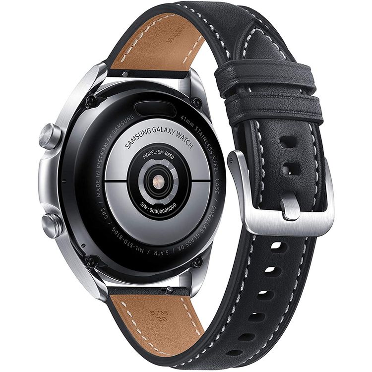Samsung Galaxy Watch 3 Bluetooth (41mm) with Built-in Barometer Sensor & Oxygen Measurement, IP68 Water & Dust Resistant - Silver