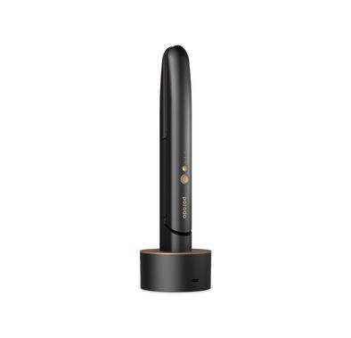 Porodo LifeStyle Cordless Hair Straightener with 4000mAh Battery Capacity, 40 Minutes Working Time, 4 Hours Charging Time, Three Heat Settings - Black