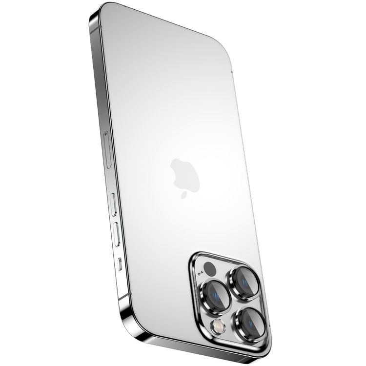 Green Lion HD Plus Camera Lens for iPhone 14 & 14 Plus, Case Friendly, Anti Scratch, Easy Installation, AR Coating, Water Resistant - Silver