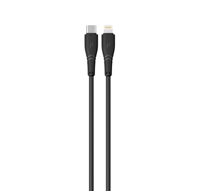 كابل Pawa PVC 20W بيانات وشحن سريع USB-C إلى لايتنينج 1.2 متر/4 قدم - أبيض