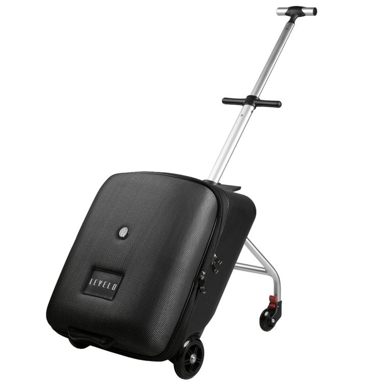 Levelo Horizon 20" Travel Luggage with Child Seat - Black