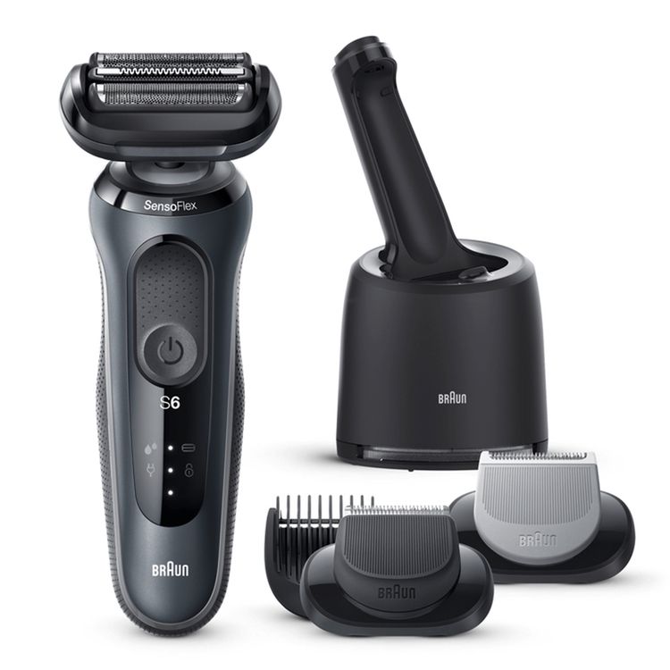 Braun Series 6 60-N7650CC Wet & Dry Shaver  - Gray