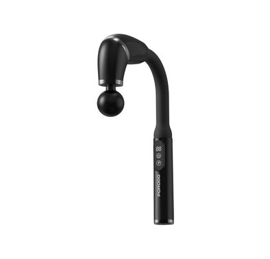 Porodo Lifestyle 4-Head Deep Massage with Intelligent LCD Display, U-Shaped Handle, 3-Therapeutic Modes, ABS Material, 2000mAh Battery Capacity, Type-C Charging Interface, Ultra-Quiet Operation, Portable & Ergonomic Design - Black