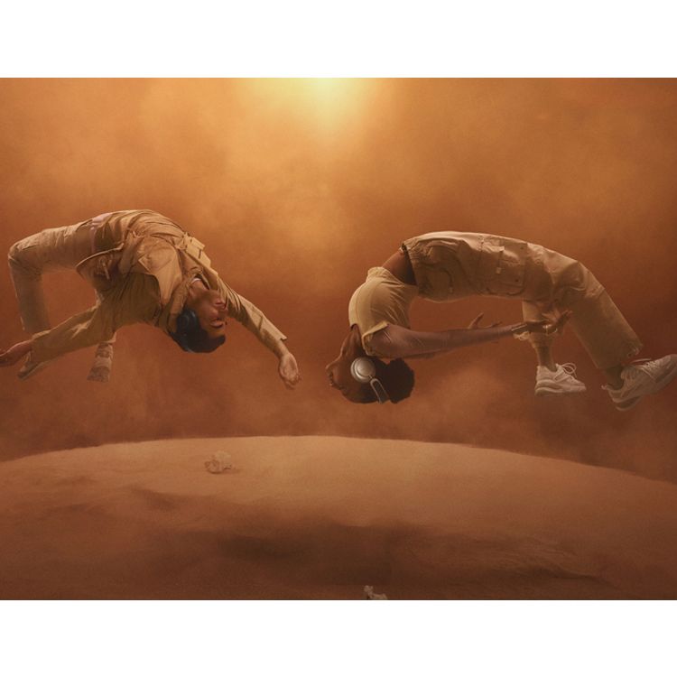 Urbanista Los Angeles Solar-Powered Wireless Headphones with Ambient Sound, Siri and Google Voice Assistant, Compatible with iOS & Android, Virtually Infinite Playtime - Sand Gold